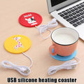 Cartoon USB Warmer Gadgets Silicone Usb Cup Pad Heater Warm Tray Cup Mat