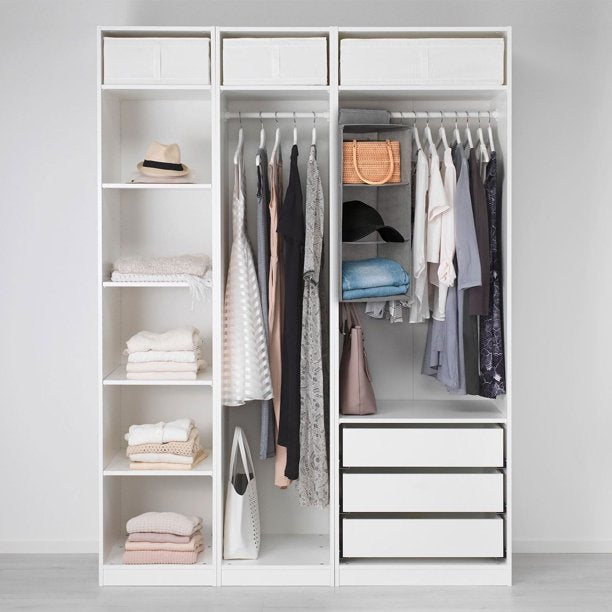 3-Shelves Hanging Closet Organizer