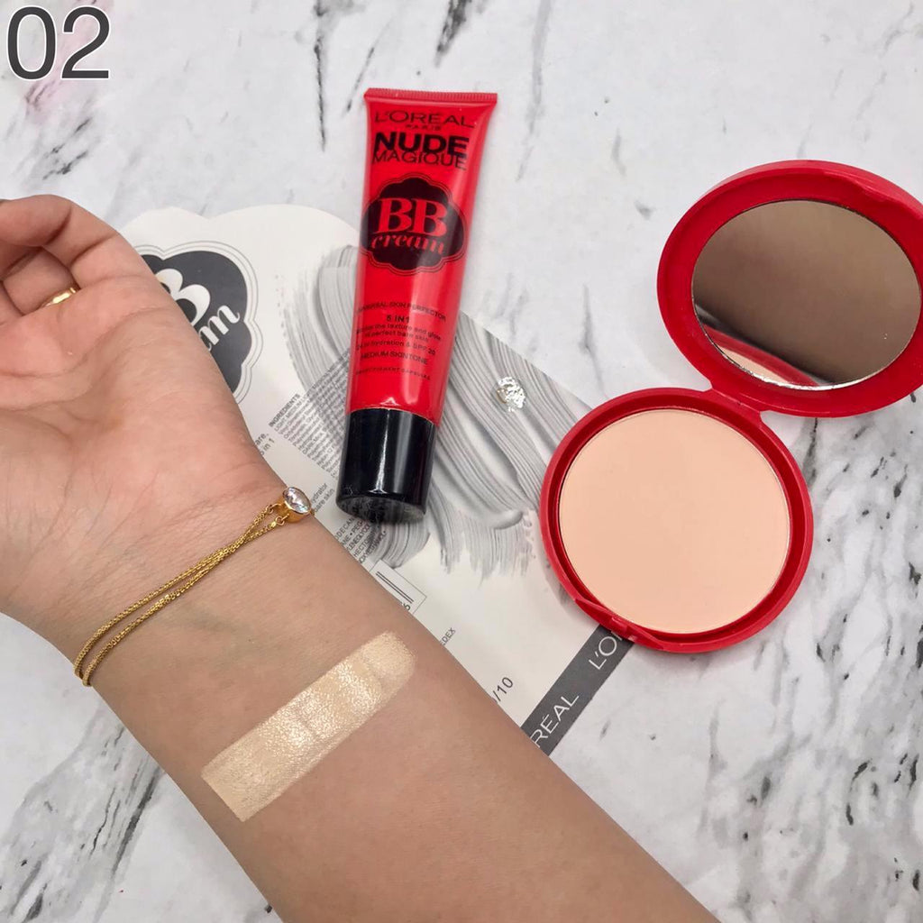 2 in 1 Face Powder And Foundation set