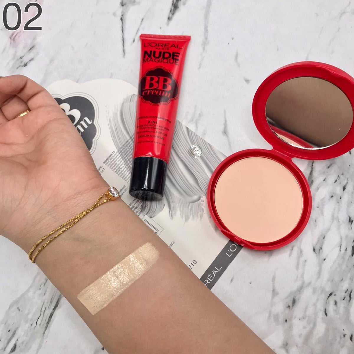 2 in 1 Face Powder And Foundation set