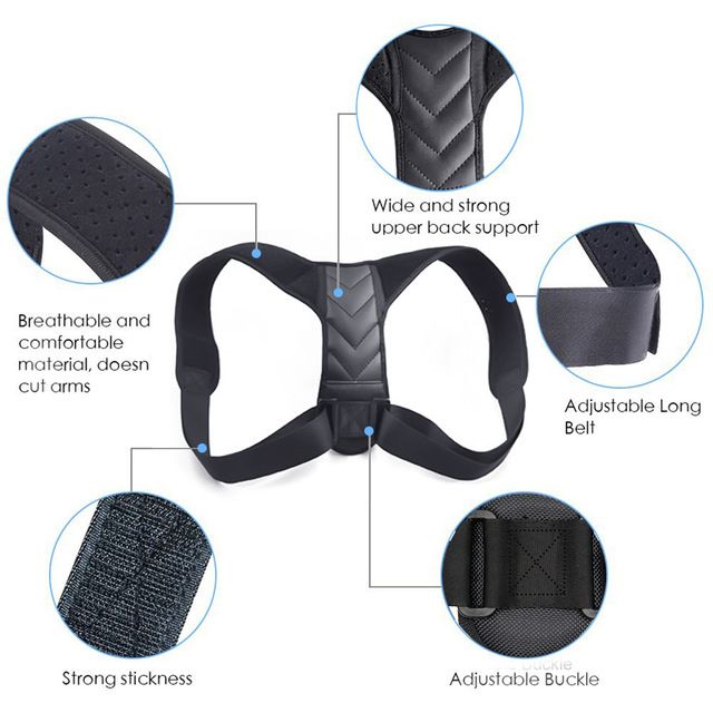 Adjustable back and Shoulder Support Belt