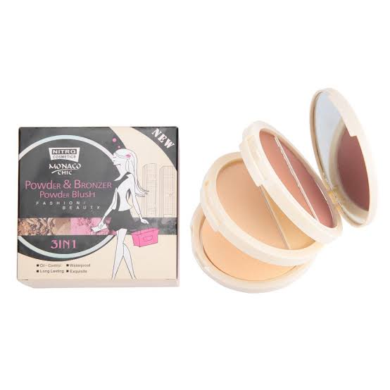 3 IN 1 POWDER & BRONZER & POWDER BLUSH PALETTE