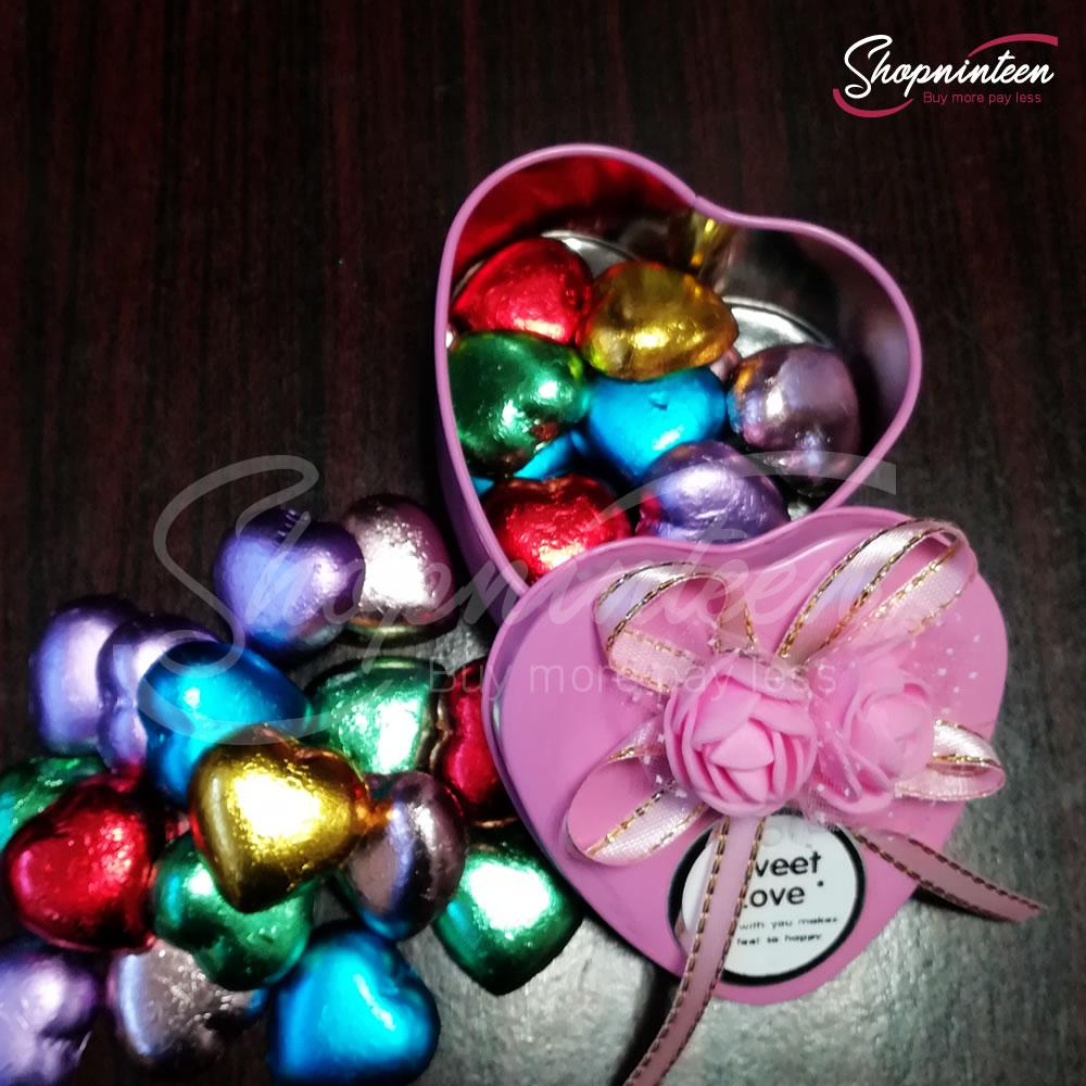 Heart Jewelry Box with Candy