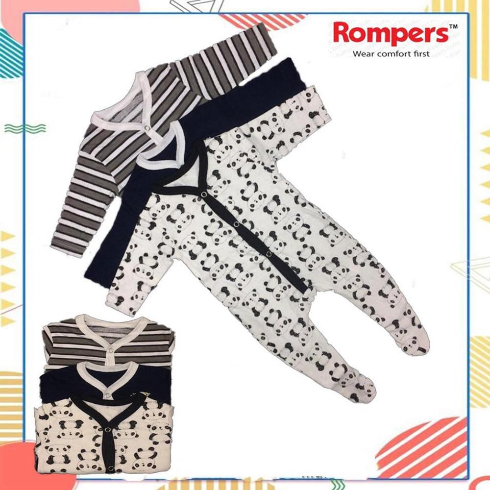SLEEP SUIT PACK OF 3 For SIZE NEW BORN TO 3 YEARS Deal 2
