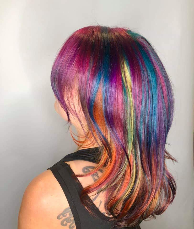 Temporary hair Color Spray