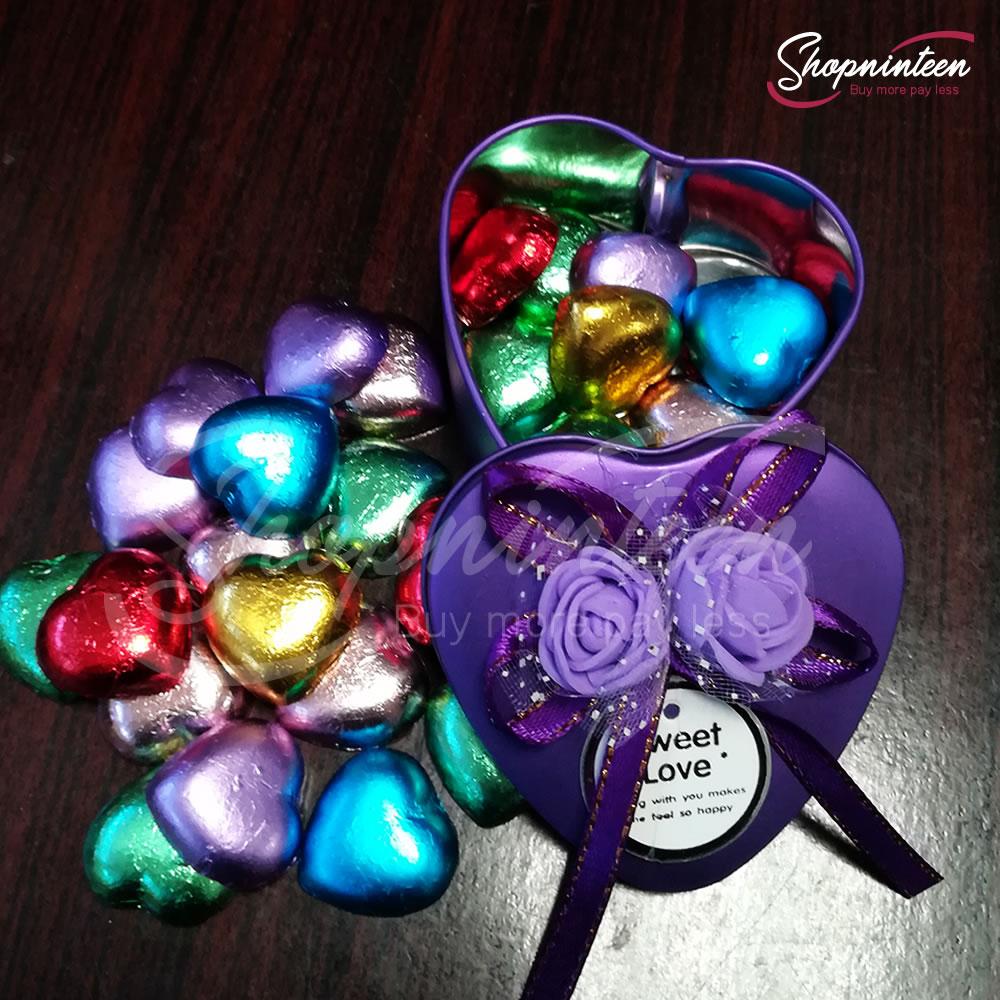Heart Jewelry Box with Candy