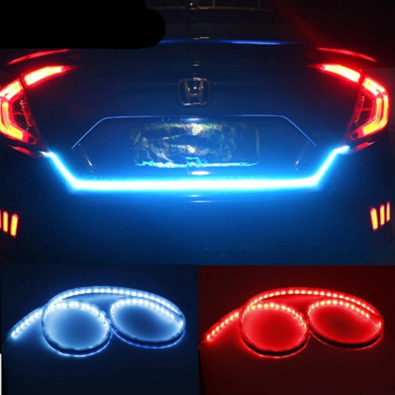 LED Dynamic Streamer Turn Signal Tail Box Trunk Lights LED Strip Car