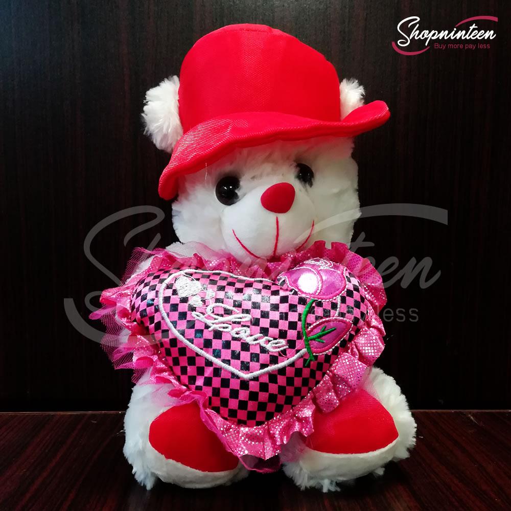 Pink Heart Teddy