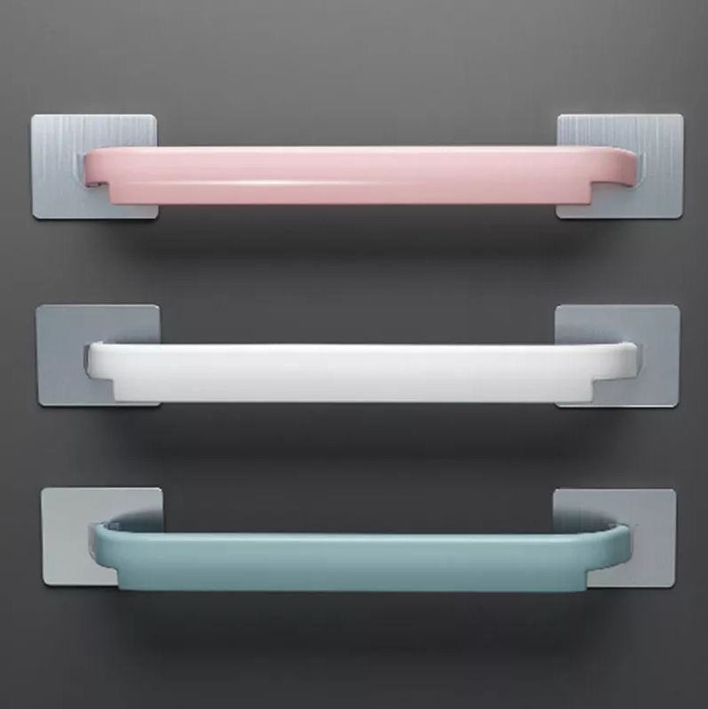 Self-adhesive Towel Holder Rack Wall Mounted Towel Hanger Bathroom
