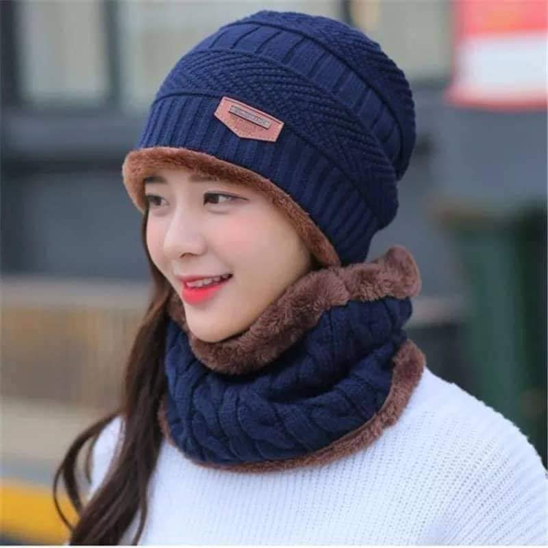Hat & Neck warmer Winter Cap(unisex)