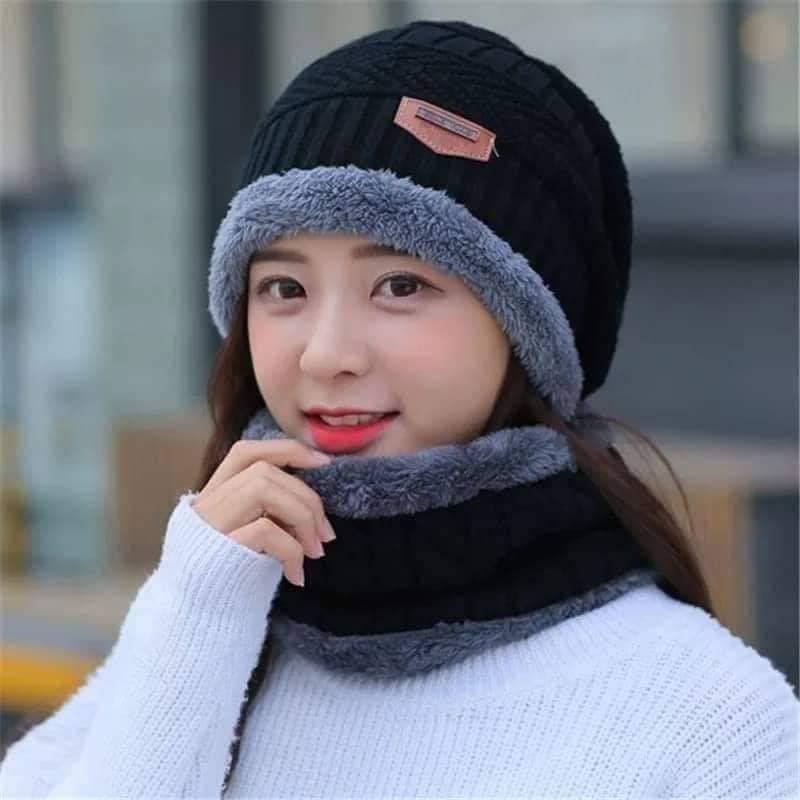 Hat & Neck warmer Winter Cap(unisex)