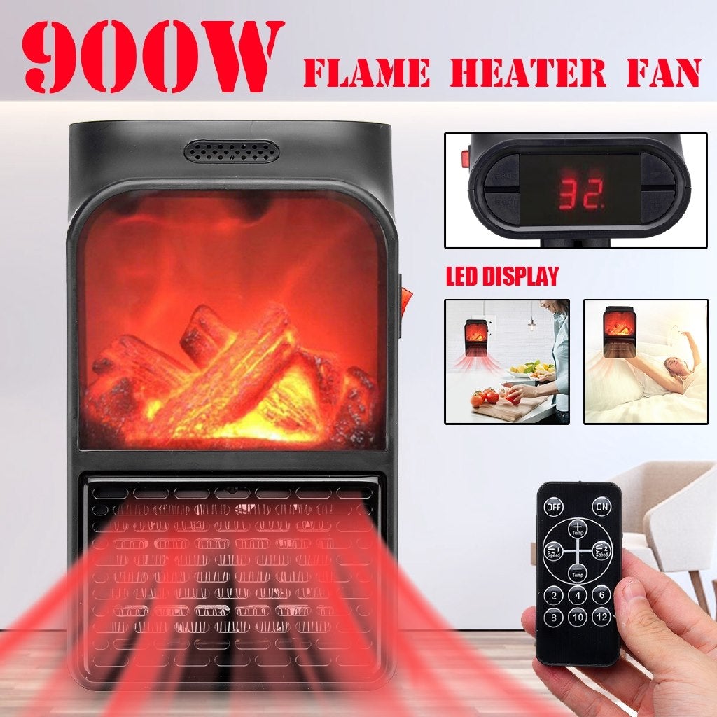 Mini Electric Flame Heater 900 watt