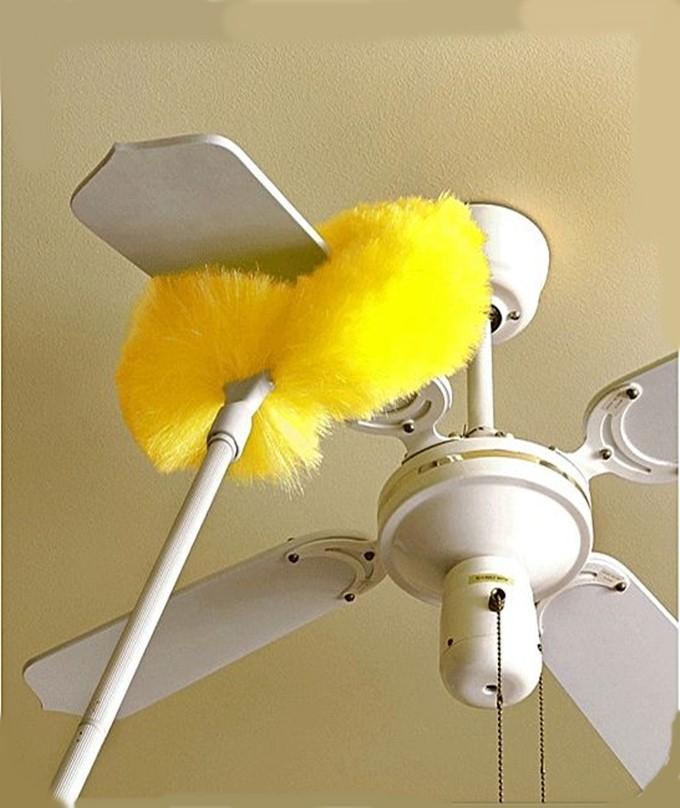 Removable Ceiling Fan Duster Washable Retractable Clean Brush