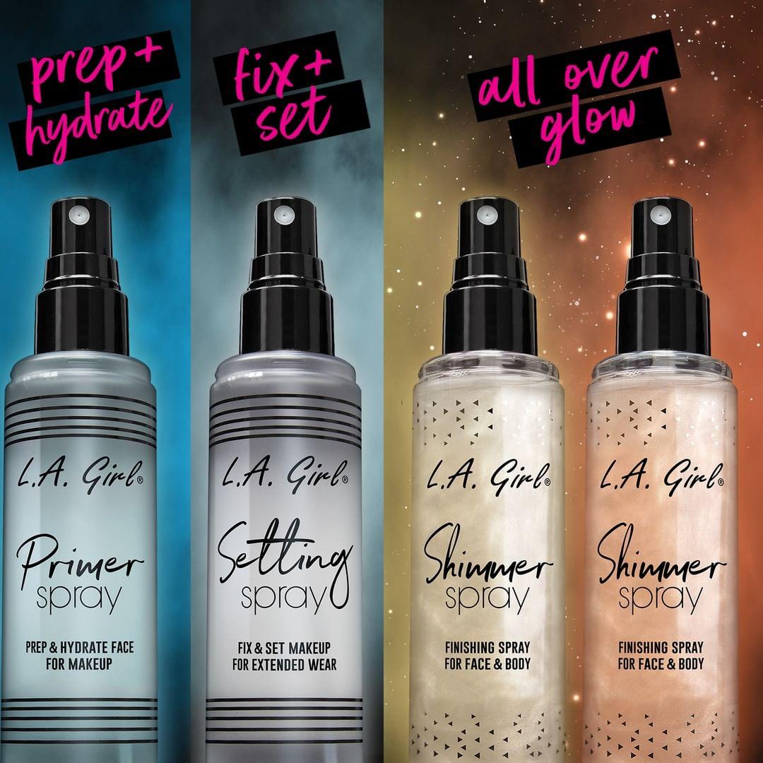 la girl shimmer spray