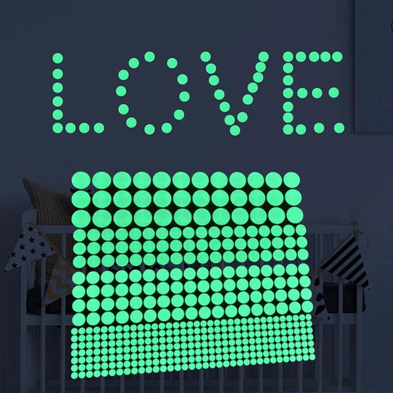 407PCS Glow in The Dark Dots Stickers for Kids Bedroom Ceiling Wall Decoration