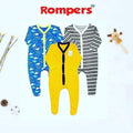 SLEEP SUIT PACK OF 3 For SIZE NEW BORN TO 3 YEARS Deal 3