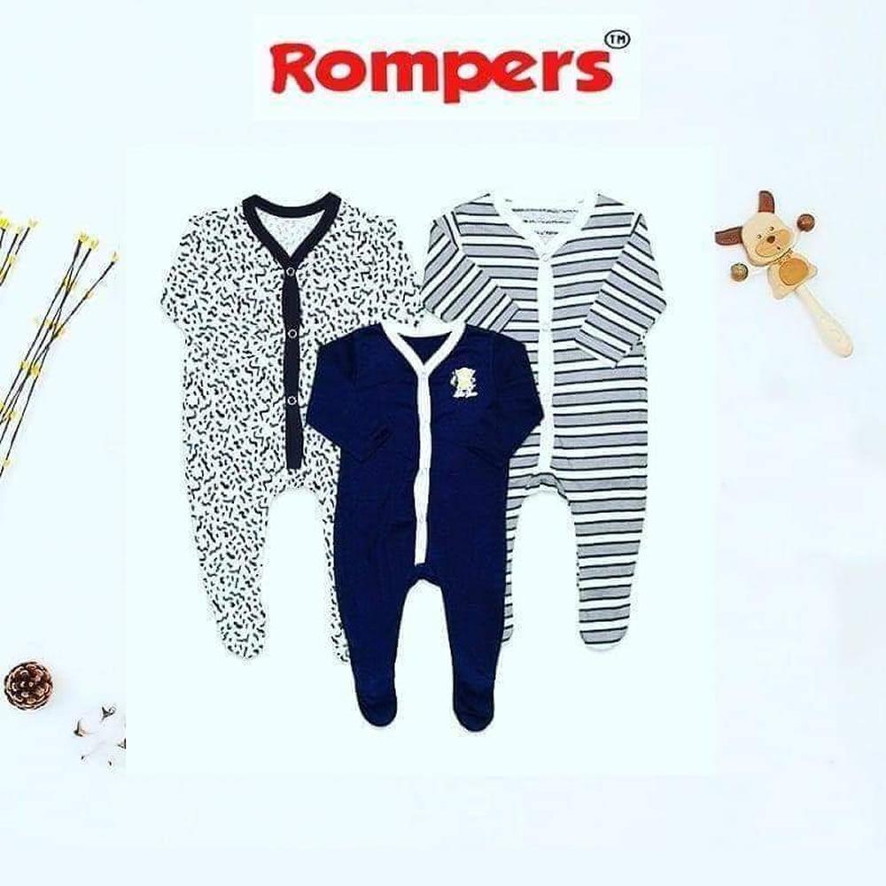 SLEEP SUIT PACK OF 3 For SIZE NEW BORN TO 3 YEARS Deal 3