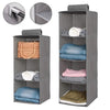 3-Shelves Hanging Closet Organizer
