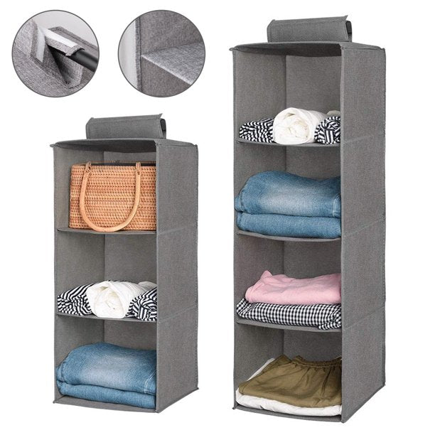 3-Shelves Hanging Closet Organizer