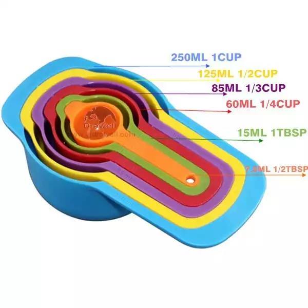Measuring spoon 6pc set