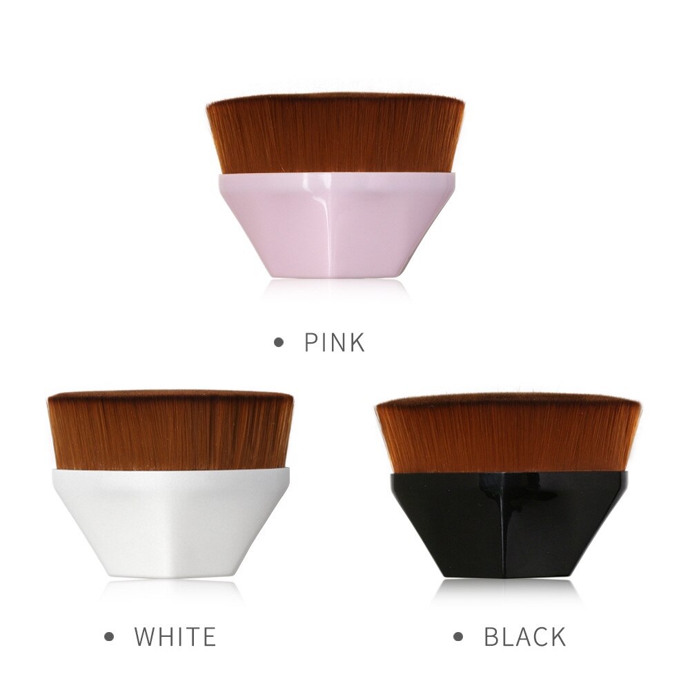 Diamond shaped foundation brush