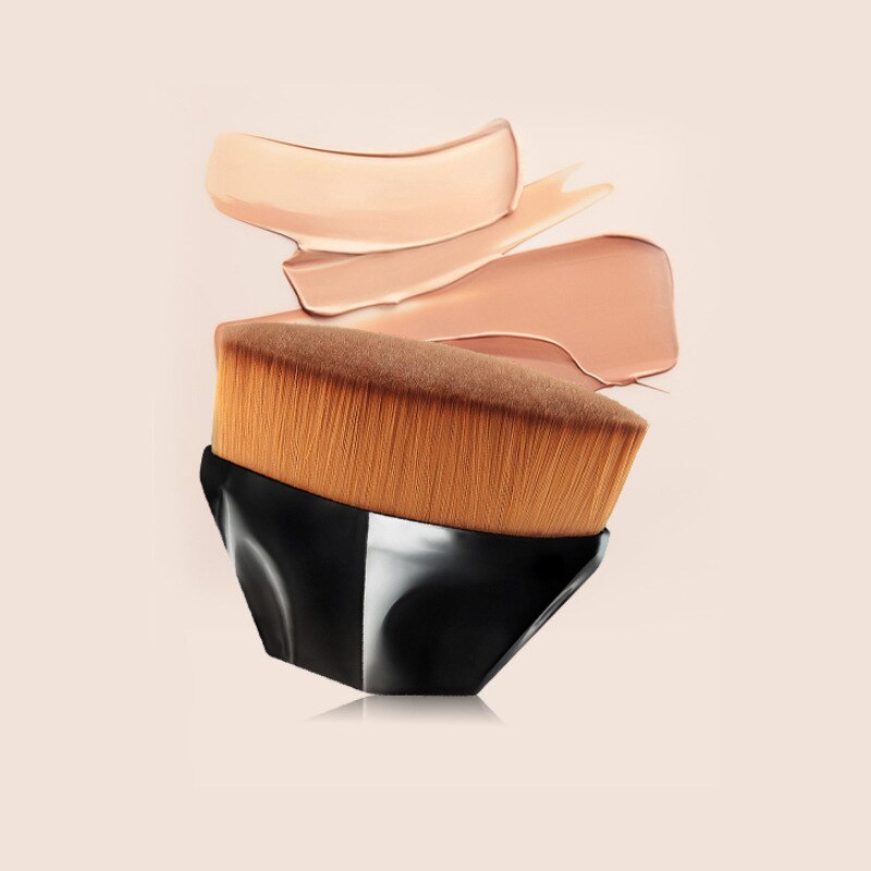 Diamond shaped foundation brush
