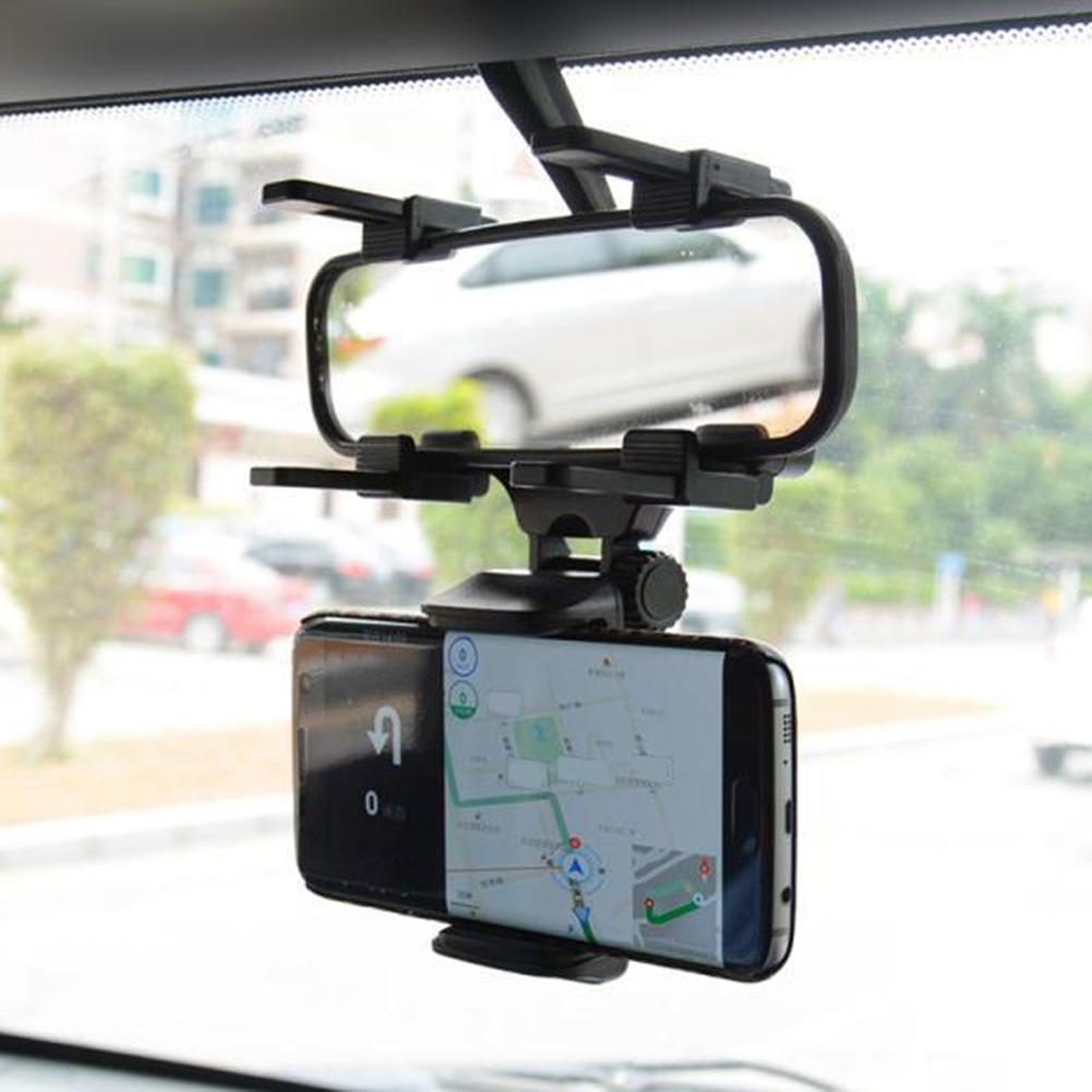 Rear view Mirror Car Phone Holder