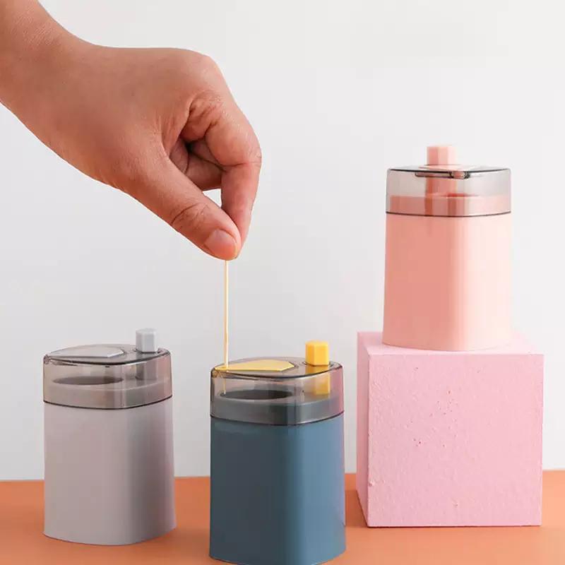 Home Creative Automatically Pops Up Toothpick Box Home Living Room Dining Room Toothpick Storage Box