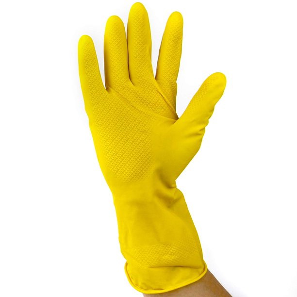 Gloves Smooth Rubber Washcloth Household Cleaning House Garden Kitchen Dishwashing Mittens