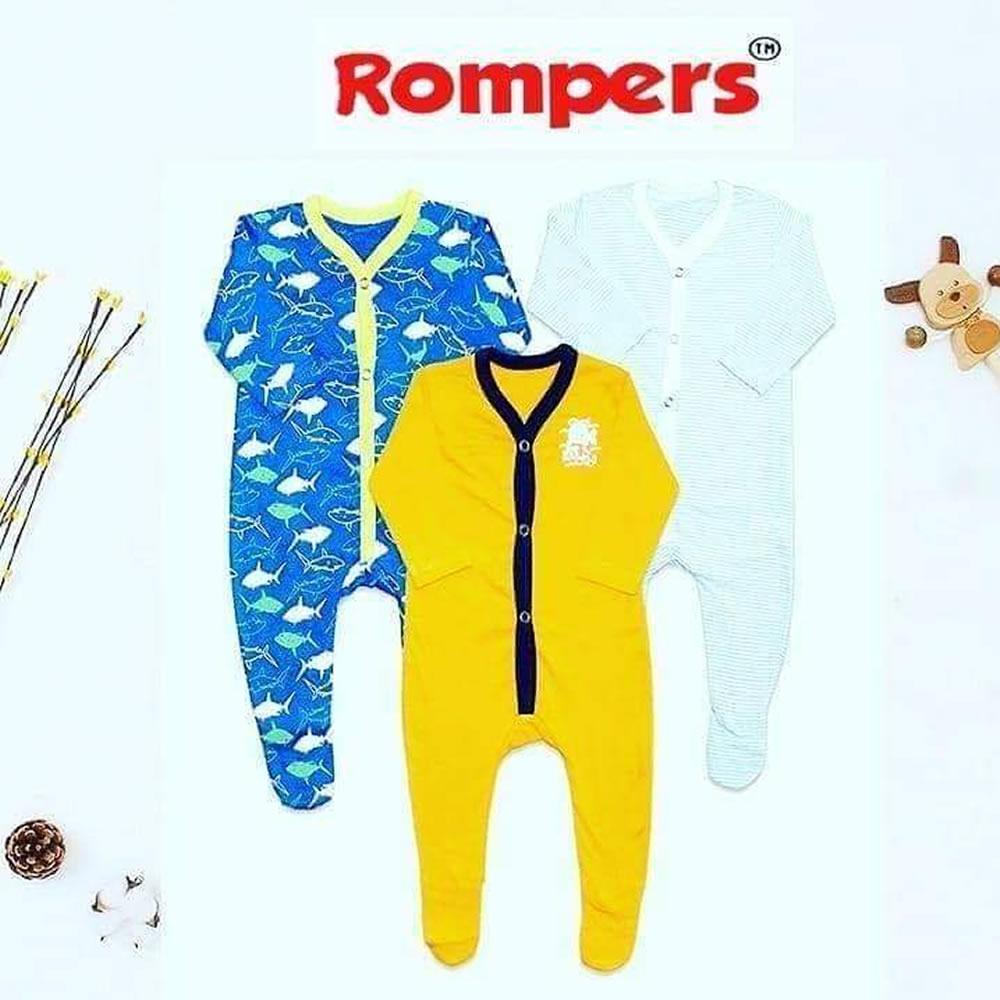 SLEEP SUIT PACK OF 3 For SIZE NEW BORN TO 3 YEARS Deal 3