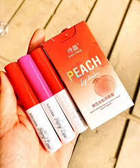 MOISTURIZING PEACH COLOR LIP BALM PACK OF 3