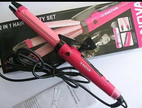 Nova 2 in 1 HAIR STRAIGHTNER N CURLER.