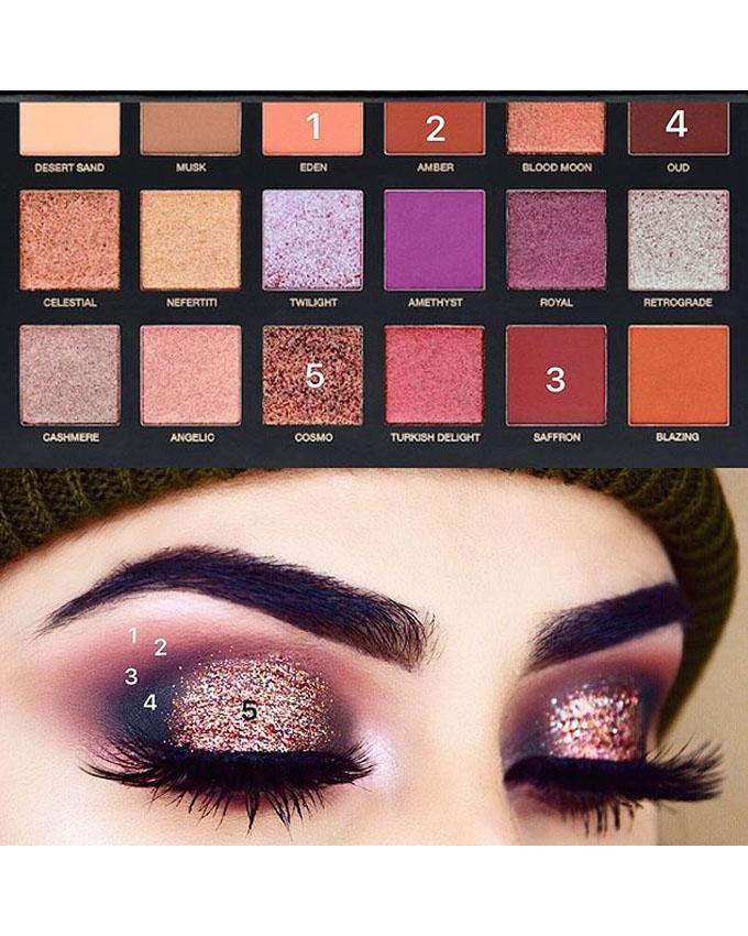 Huda Beaut Desert Dusk Eyeshade Palette