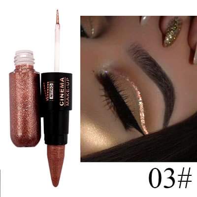 2in1 Shiny Cream & Liquid Eyeliner ( pack of 6)