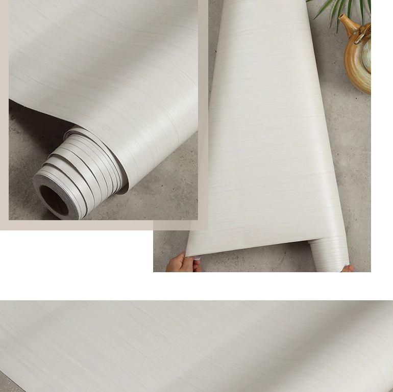 New Waterproof Wood Grain Wallpaper Self Adhesive Vinyl Modern Cabinet Kitchen Furniture Decoration Sticker Contact Paper.
