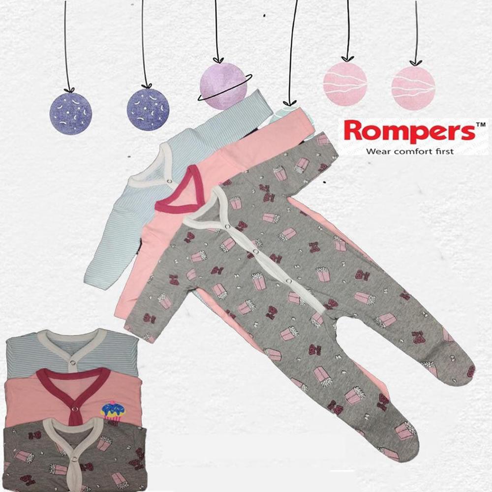 SLEEP SUIT PACK OF 3 For SIZE NEW BORN TO 3 YEARS Deal 1