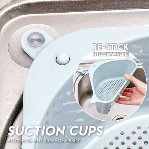 Triangular Sink Drain Shelf