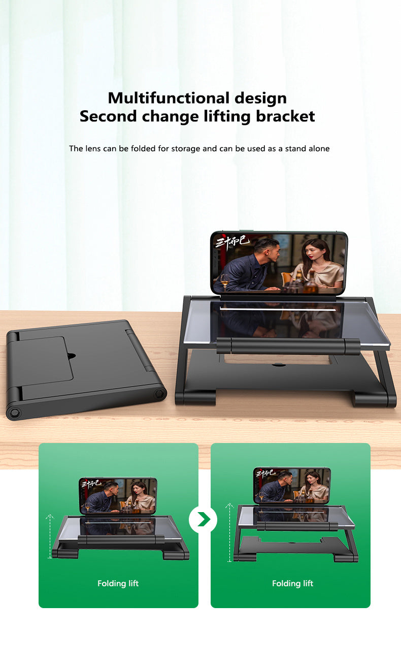 3D HD Screen Amplifier Mobile Phone