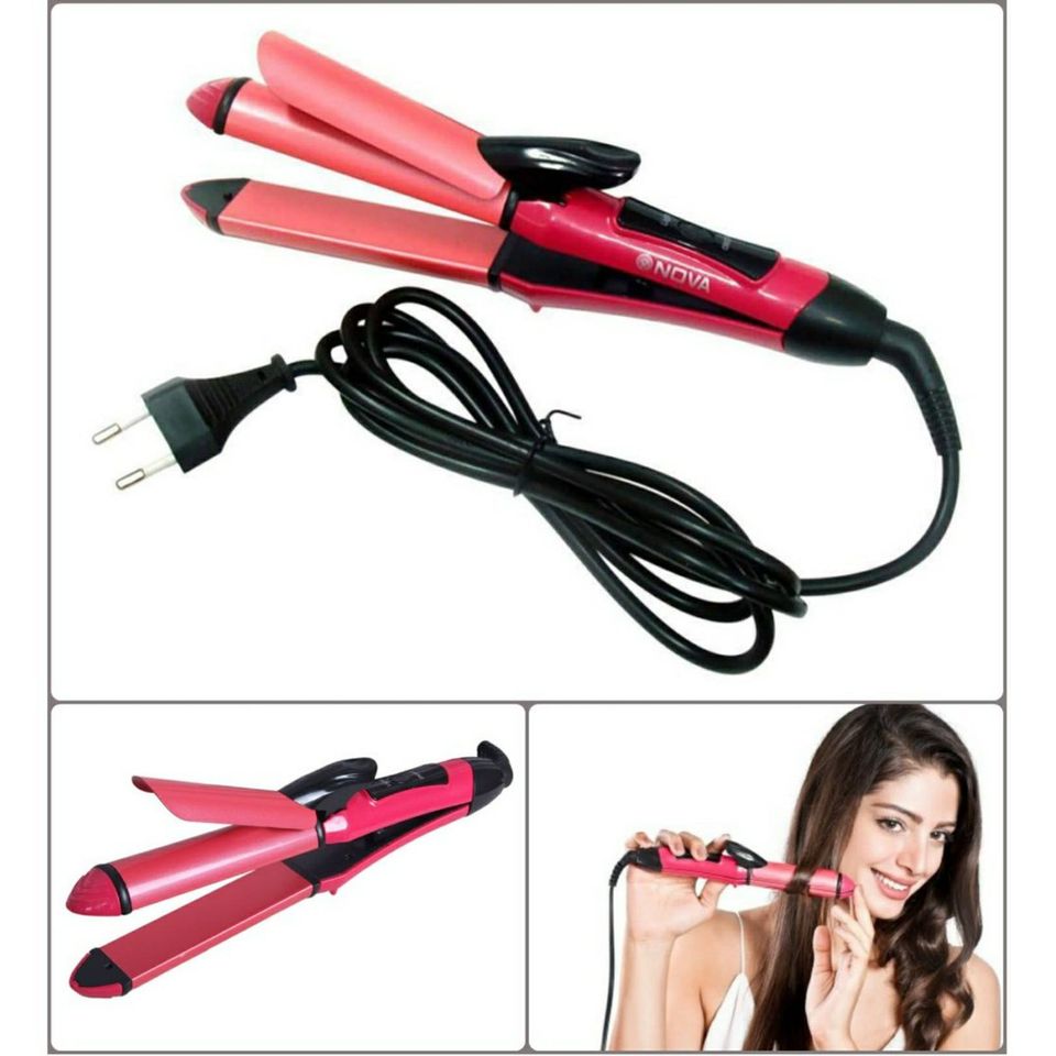 Nova 2 in 1 HAIR STRAIGHTNER N CURLER.