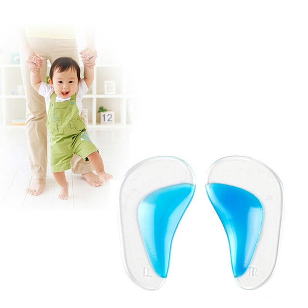 Silicone Gel Children Orthotics Insoles for Kids Baby Flatfoot