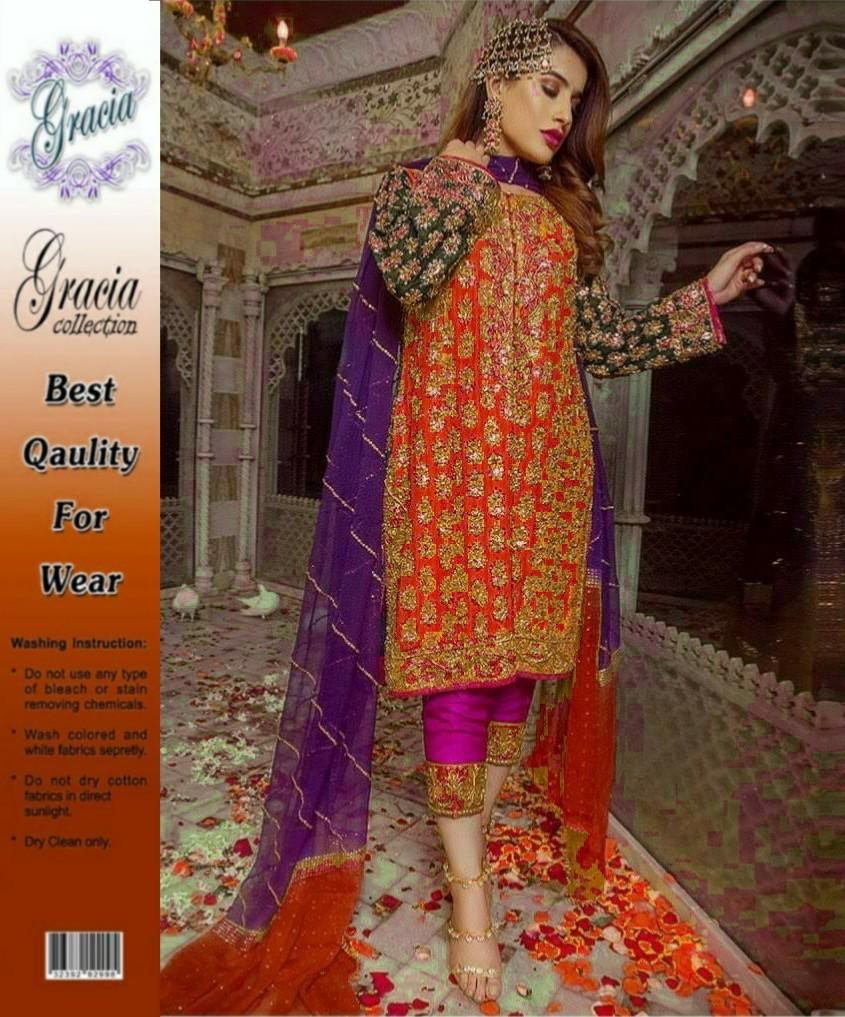 Front Fully Embroidered HARIS SHAKEEL