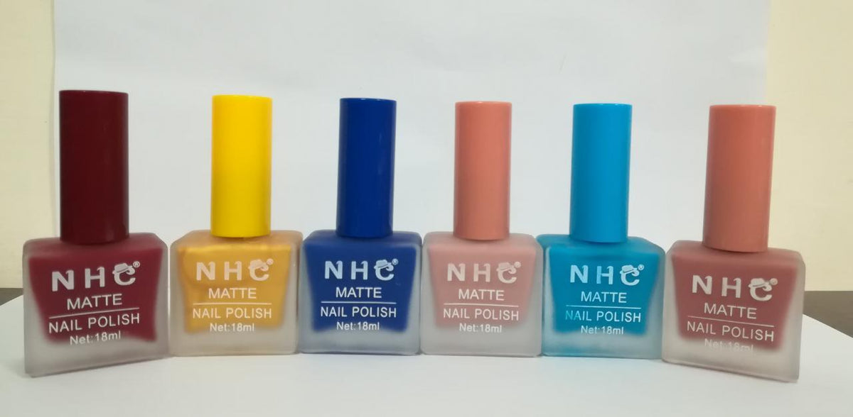 Amazing Matte Nail Paint ( Pack Of 6 )