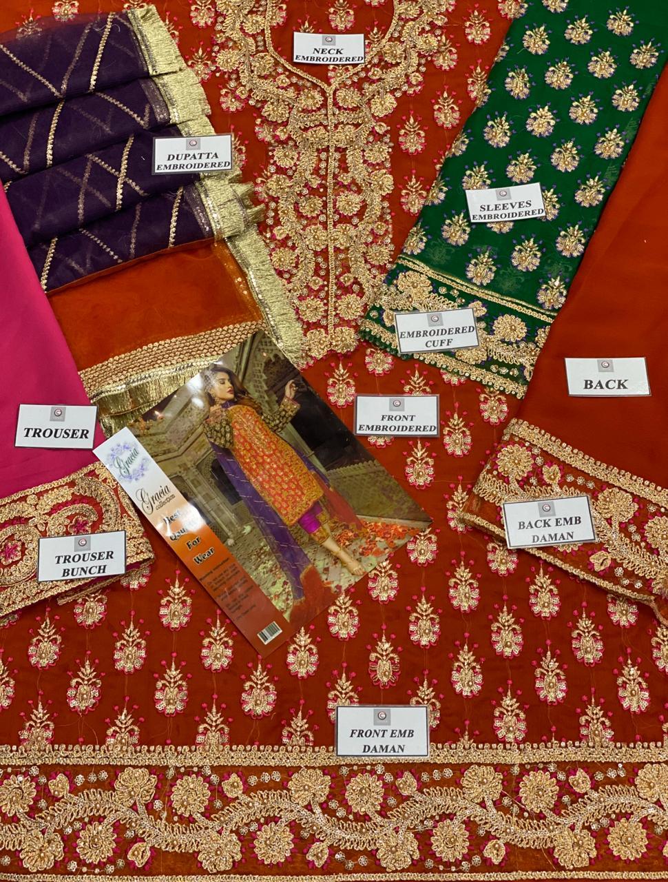 Front Fully Embroidered HARIS SHAKEEL