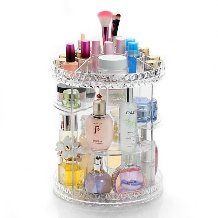 360 Degree Rotating Makeup Organizer
