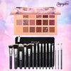 Nude Eye shade plat and Branded Zova Brush set .