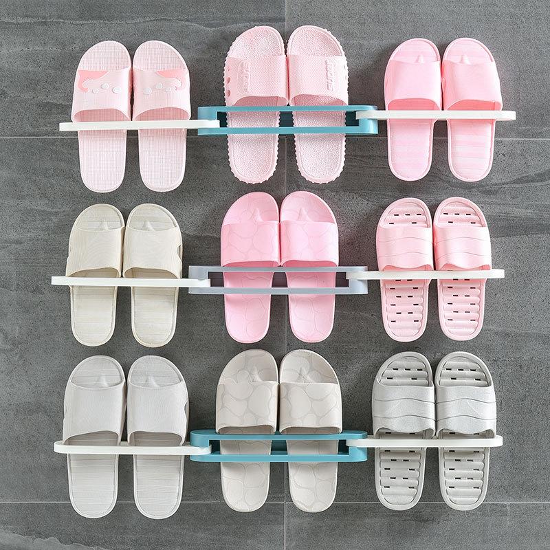 Folding Slipper Organizer Space Saving With Stickers