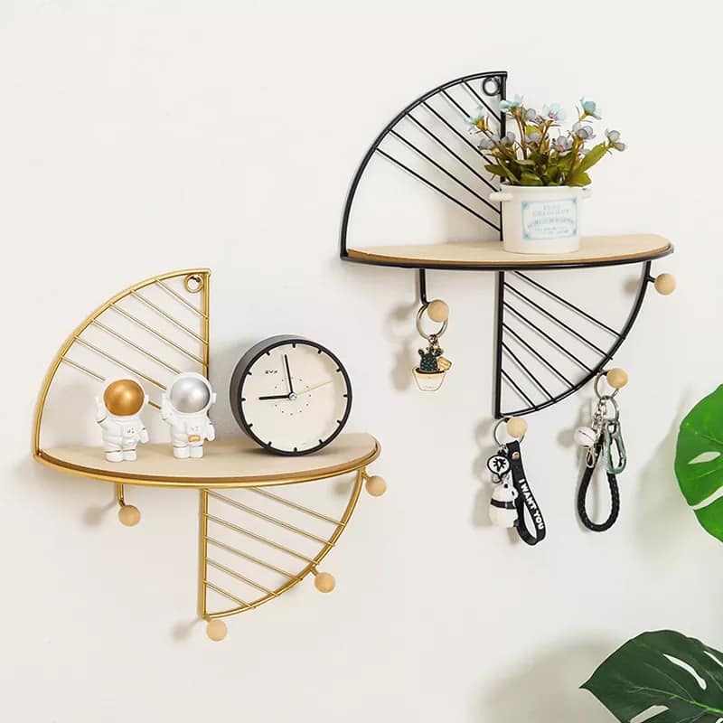 Creative Wall Storage Shelf With Hook