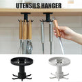 Shelf Rotate Hook Holder Hang Kitchen Cabinet Storage Rack