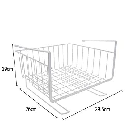 Multifunctional Storage Basket Kitchen Storage Rack Under Cabinet Storage Shelf Basket Wire Rack Organizer
