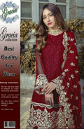 Heavy Embroidered Daman AGHA NOOR
